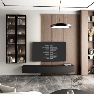 Obývací stěna FIGO 3 Černá
