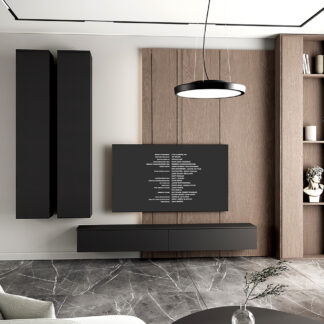 Obývací stěna FIGO 4 Černá