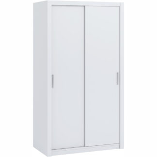 Skříň s posuvnými dveřmi 120 BONEY BO07 bílá