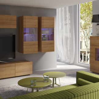 Nábytek do obýváku CALABRIA 6 dub zlatý