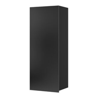 Závěsná skříňka CALABRIA CL8 černá / černý lesk