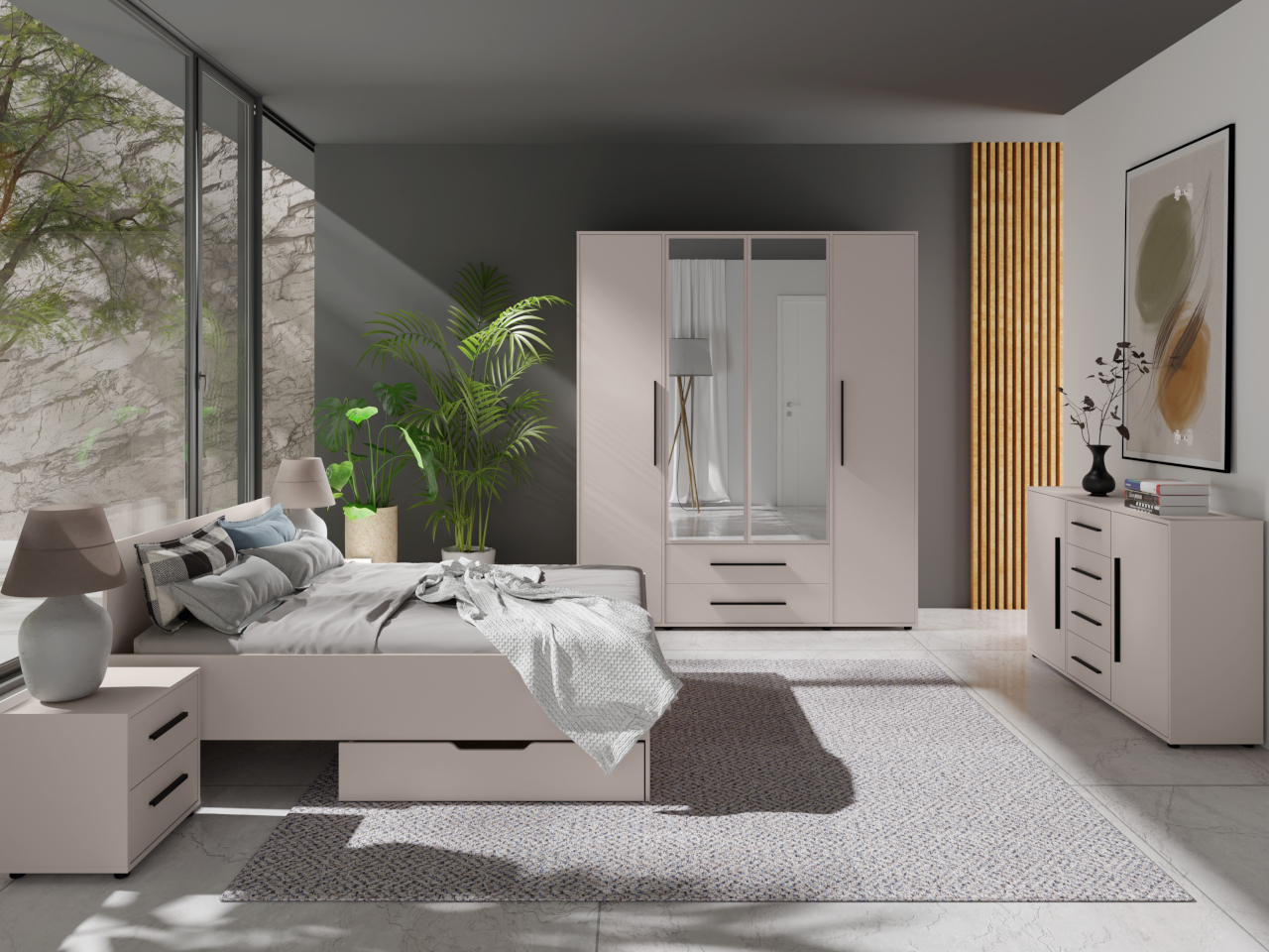 Ložnice MAXIS 1 kašmír