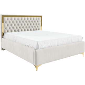 Čalouněná postel TOBAGO 120x200 zlatý / fresh 01