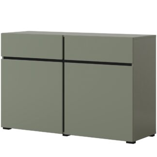 Komoda CROSI 45 zelená / černá