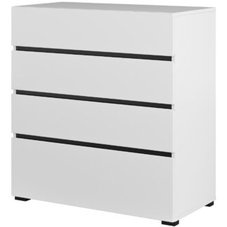 Komoda CROSI 28 bílá / černá