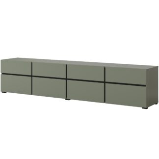 RTV komoda CROSI 40 zelená / černá