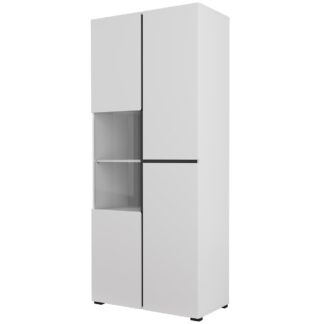 Vitrína CROSI 12 bílá / černá