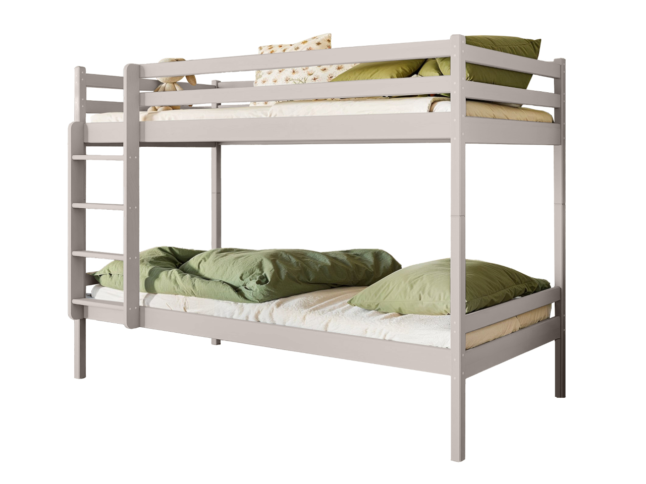 Dřevěná patrová postel KEKE 90x200