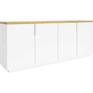 Komoda ENO 200 bílá / dub artisan VÝPRODEJ