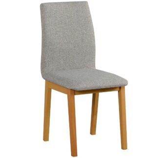 Čalouněná židle DK46 grandson s šedou látkou 5B