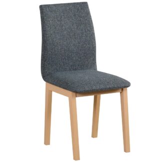 Čalouněná židle DK46 sonoma s grafitovou látkou 8B