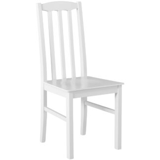Dřevěná židle DK49 bílá