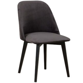 Čalouněná židle DK29 černá látka 32A