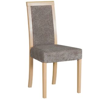 Čalouněná židle DK31 sonoma s látkou 36A