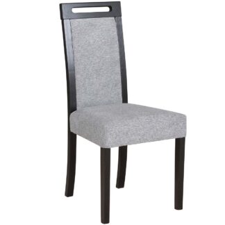 Černá židle DK33 s šedou látkou 37A