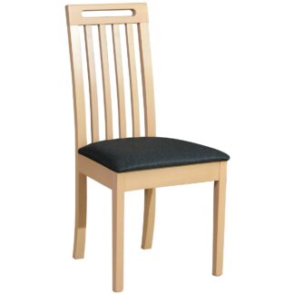Židle DK38 sonoma s černou látkou 8B