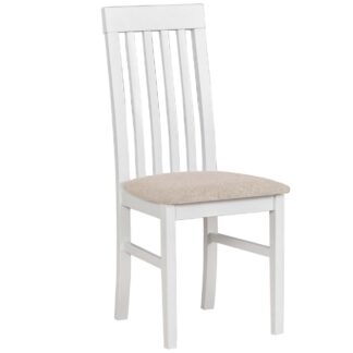 Jídelní židle DK50 se světlou látkou 34A