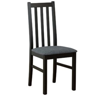 Tmavá židle DK9 s grafitovou látkou 8B