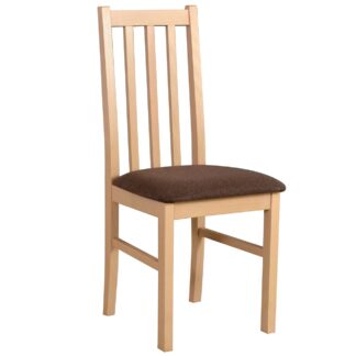 Židle DK9 s hnědou látkou 4B