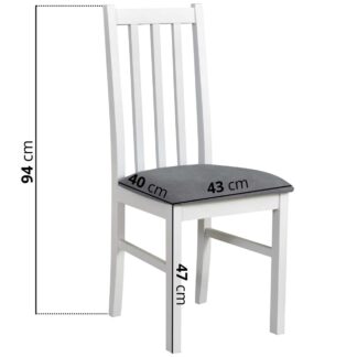 Moderní židle DK9 se šedou látkou 20B