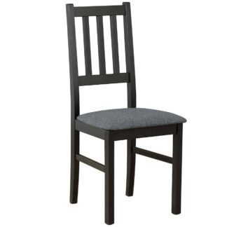 Černá židle DK4 s grafitovou látkou 8B