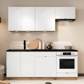 Kuchyně ELLEN 1 dub artisan / bílá