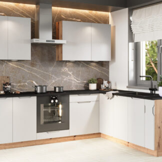 Kuchyně ELLEN 2 dub artisan / šedá