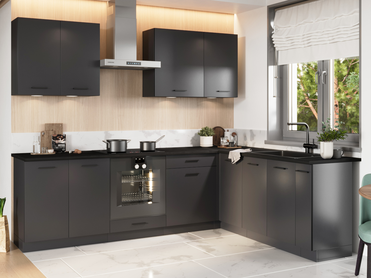 Kuchyně ELLEN 2 grafit