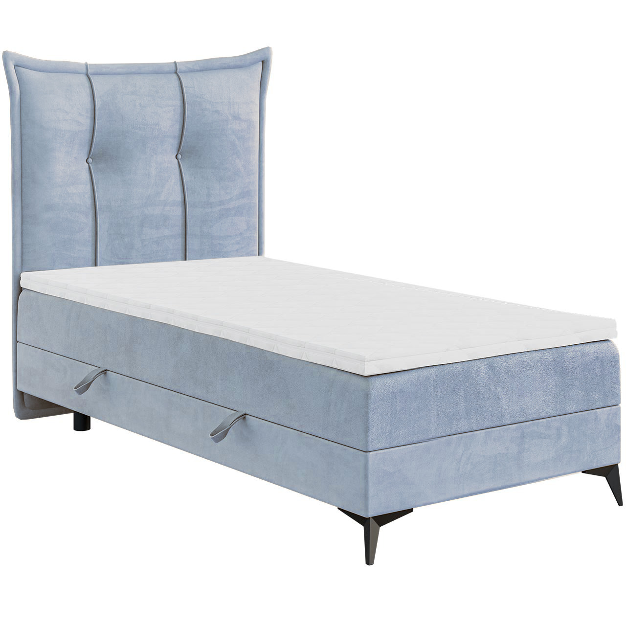 Kontinentální postel FOX 90x200 pravá magic velvet 2260