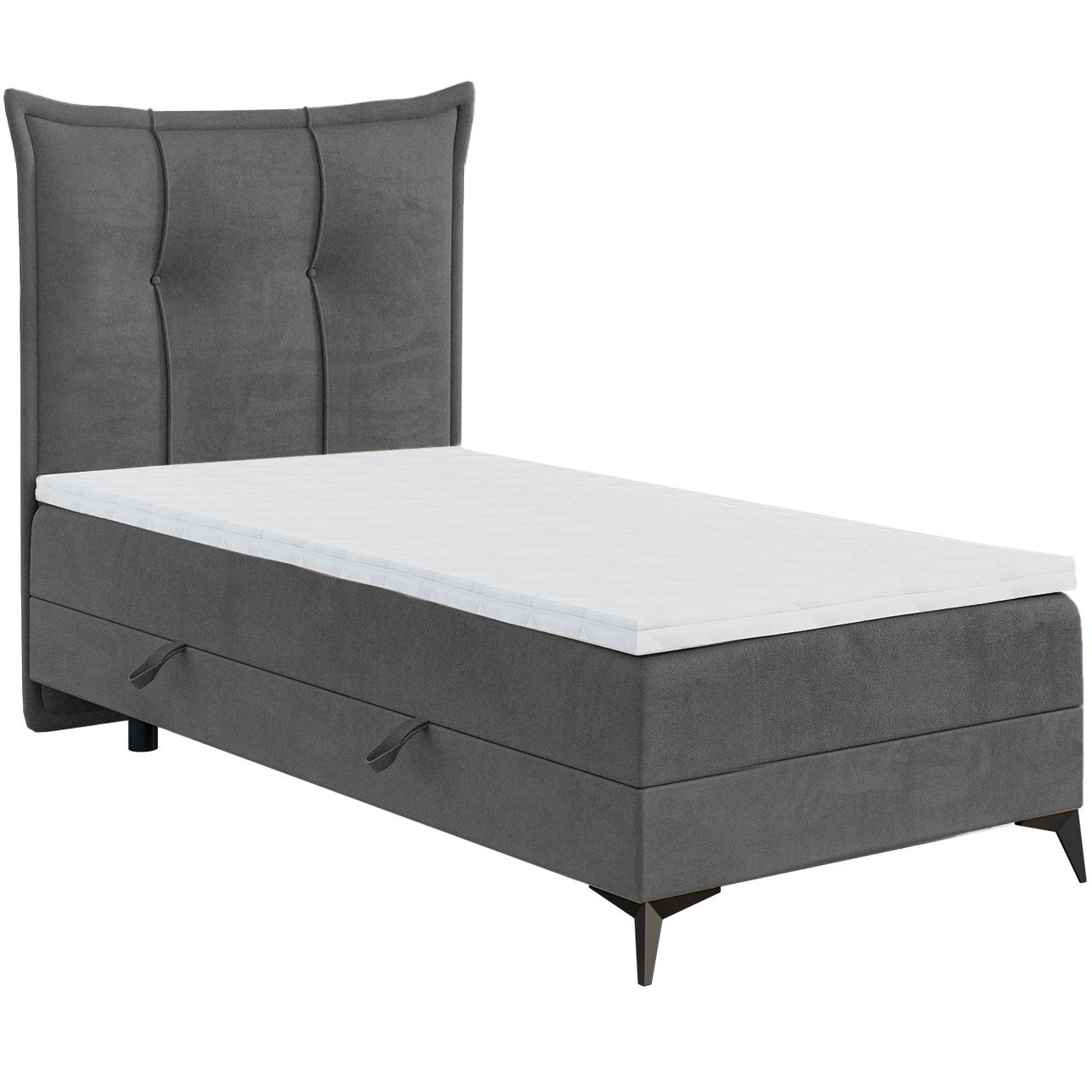 Kontinentální postel FOX 90x200 levá monolith 92