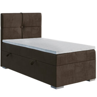 Kontinentální postel GENOVA 90x200 levá magic velvet 2205