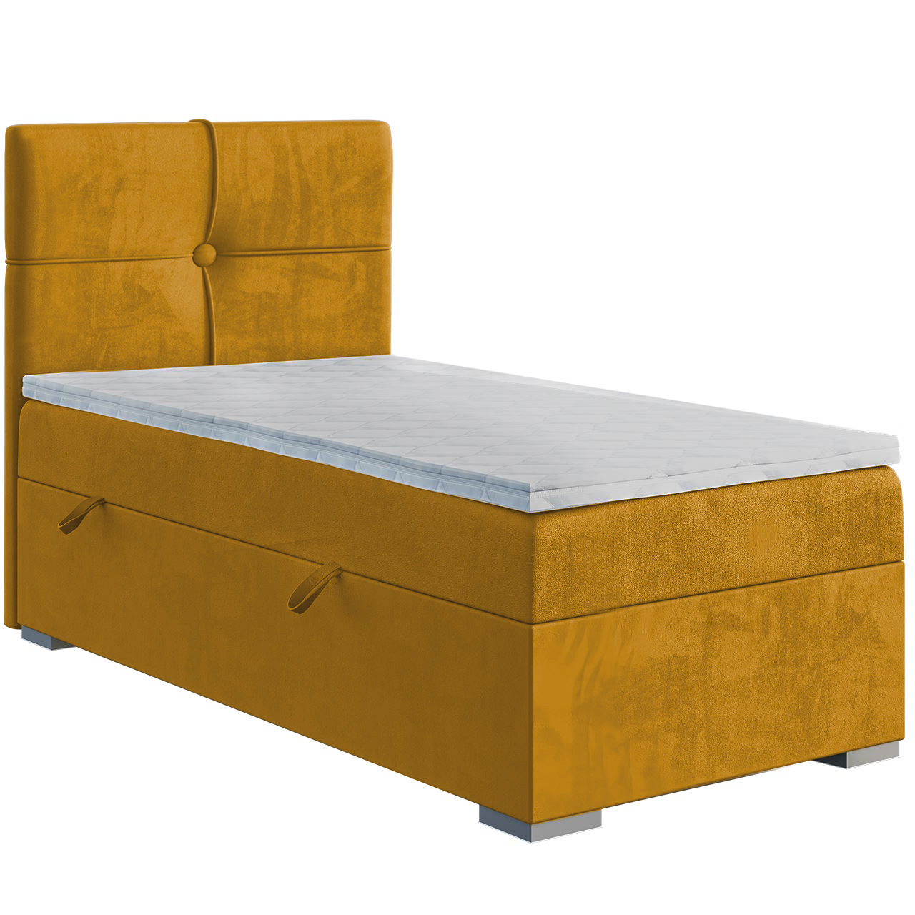 Kontinentální postel GENOVA 90x200 pravá magic velvet 2215