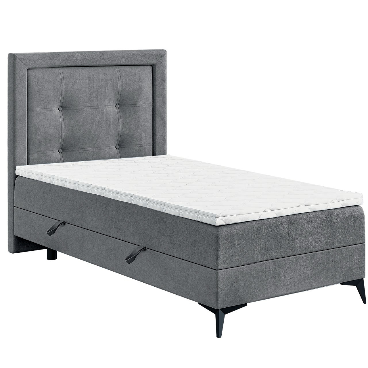 Kontinentální postel HIGGA 80x200 levá monolith 92