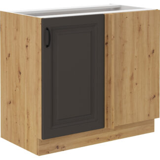 Skříňka dolní rohová STILL ST05 dub artisan / grafit