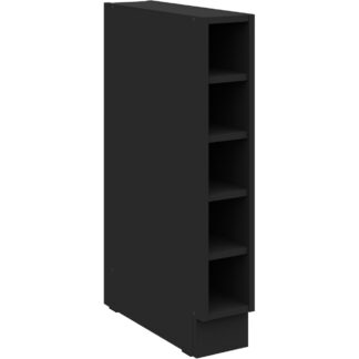 Police dolní 15 SILVIA 52 černý mat