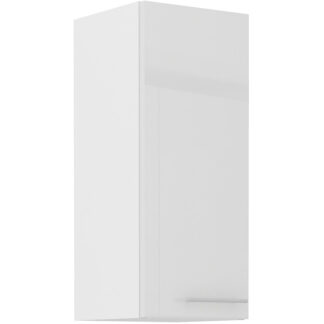 Horní skříňka 30 LAURA 24 bílý lesk