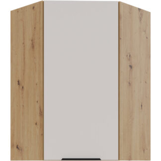 Skříňka horní rohová 60 IBARA 25 Dub Artisan / Kašmír