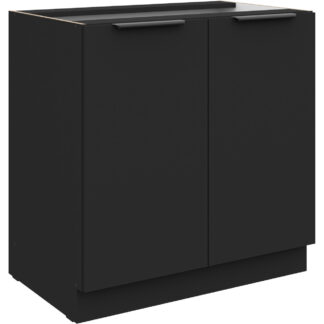 Skříňka dolní 80 SILVIA 03 černý