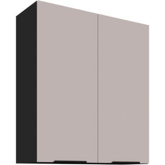 Skříňka horní 80 SILVIA 20 černý / kašmír