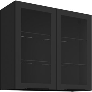 Skříňka horní 80 SILVIA 21 černý