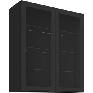 Skříňka horní 80 SILVIA 22 černý