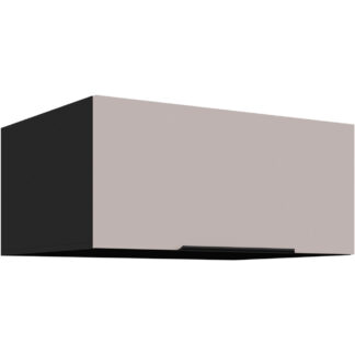 Skříňka horní 80 SILVIA 18 černý / kašmír