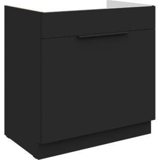 Dřezová skříňka 80 SILVIA 02 černý