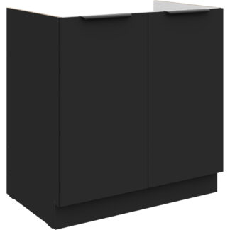 Dřezová skříňka 80 SILVIA 01 černý