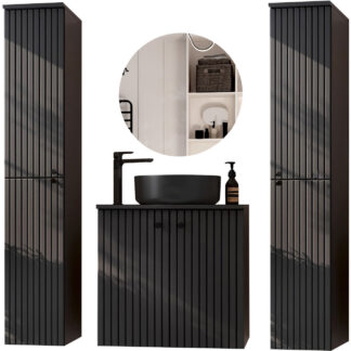 Koupelnová sestava ASTO LONG černá