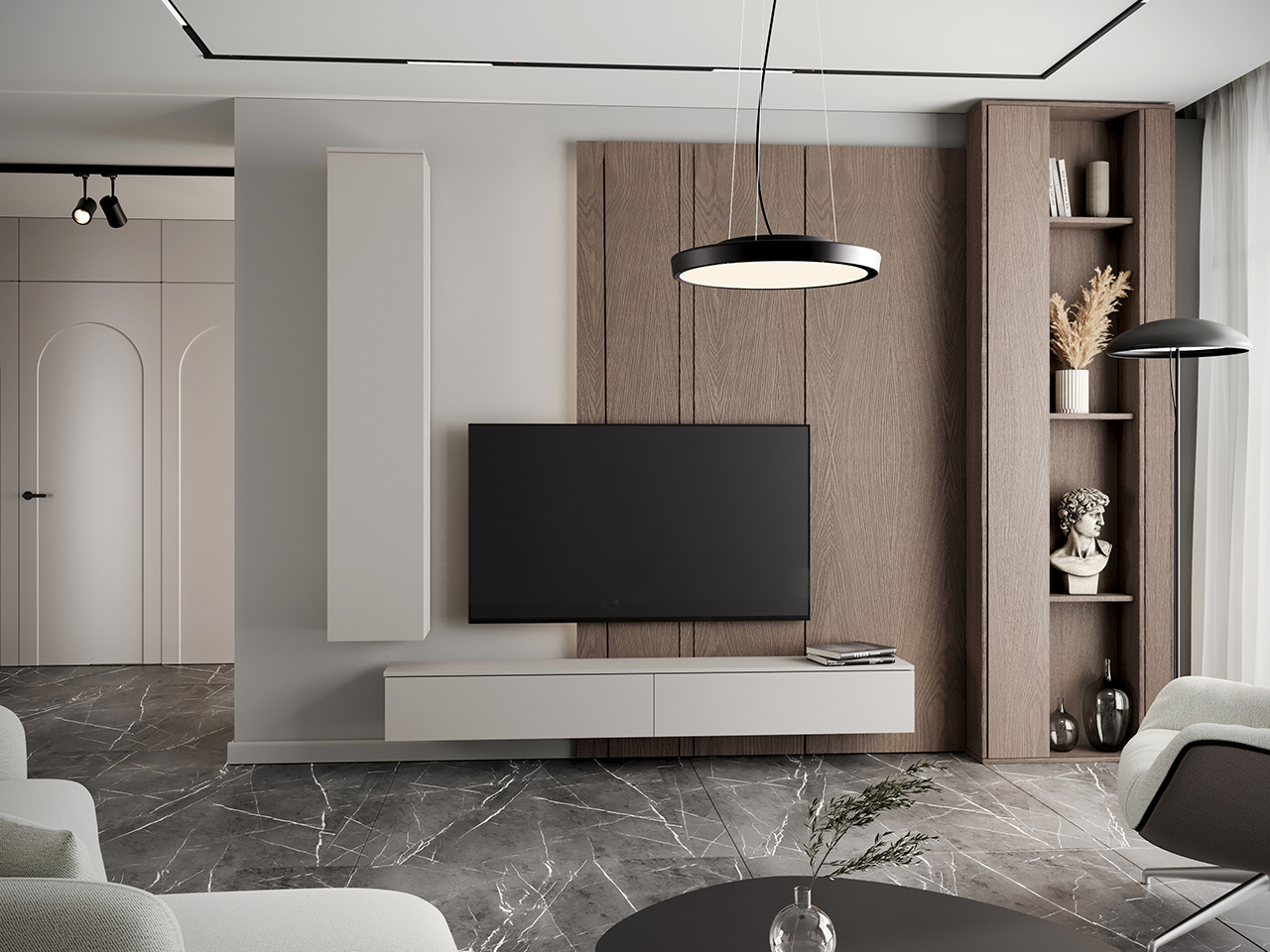 Obývací stěna FIGO 5 kašmír