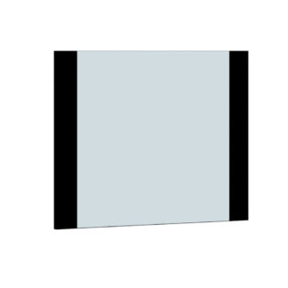 Koupelnové zrcadlo SLIM SL5 černé