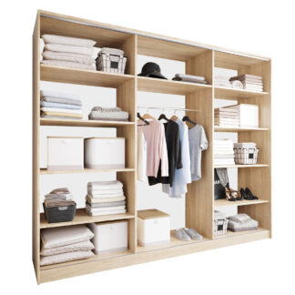 Skříň s posuvnými dveřmi LOTUS A 250 sonoma