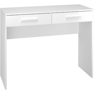 Psací stůl SHINE 04 bílý lesk