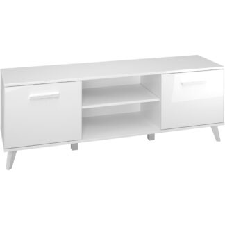 Komoda RTV SHINE 06 bílý lesk